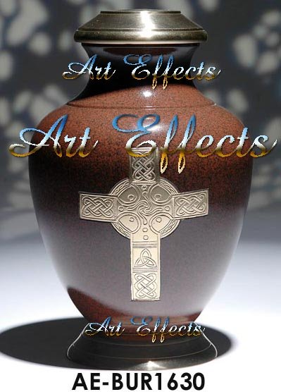 Manufacturers Exporters and Wholesale Suppliers of Arcadia Celtic Cross Brass Cremation Urn Farrukhabad Uttar Pradesh
